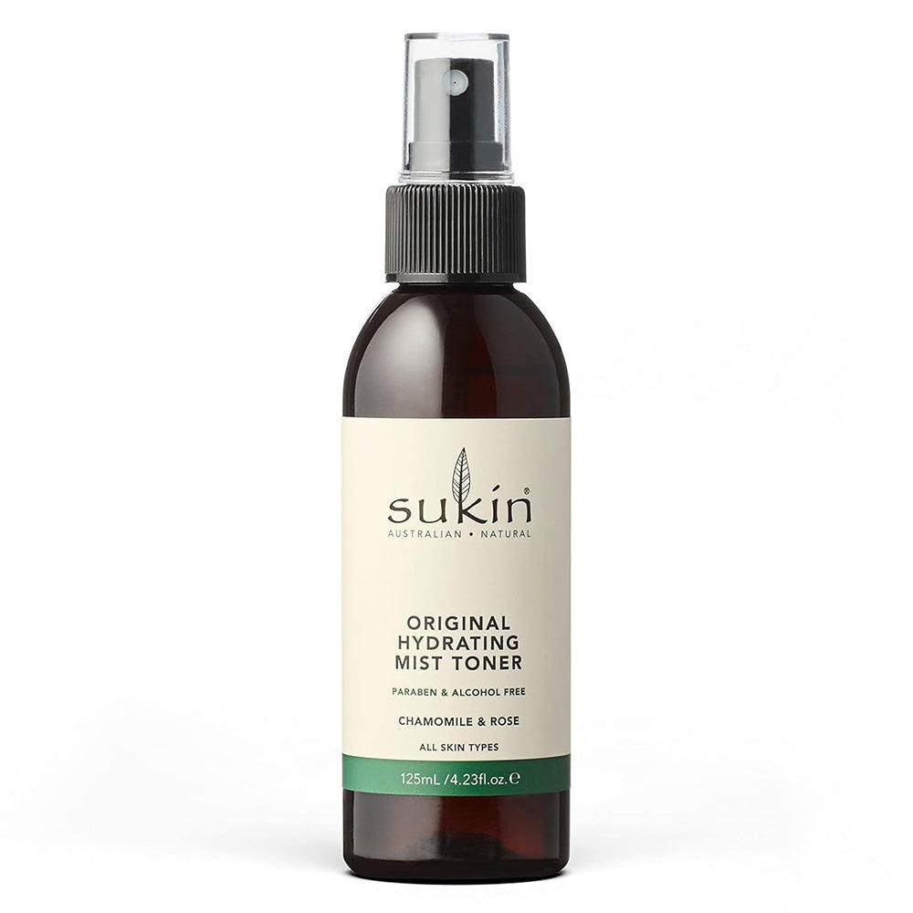 Sukin Original Hydrating Mist Face Toner for Refreshing and Soothing Skin 4.23Oz (125ml)